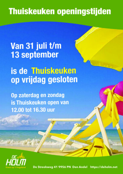 Thuiskeuken openingstijden